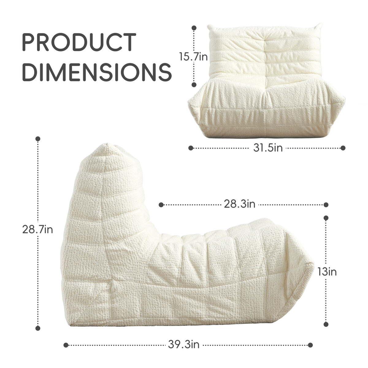 AIMSTYTO Bean Bag Chair