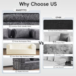 AIMSTYTO 5-in-1 Convertible Folding Sofa Bed