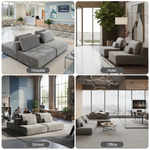 AIMSTYTO Modular Sectional Sofa Couch