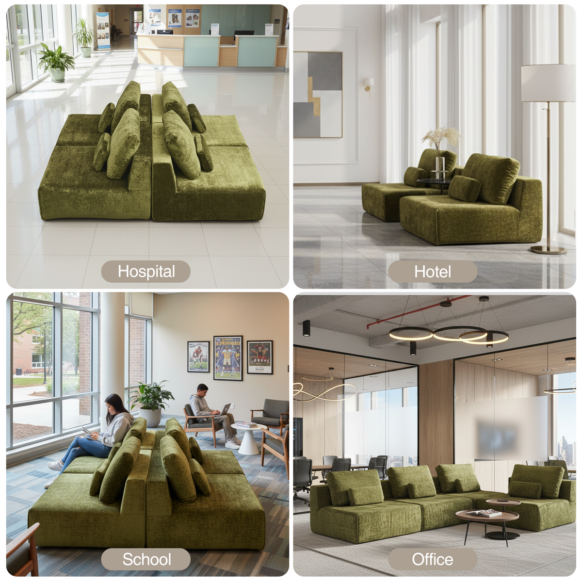 AIMSTYTO Modular Sectional Sofa Couch