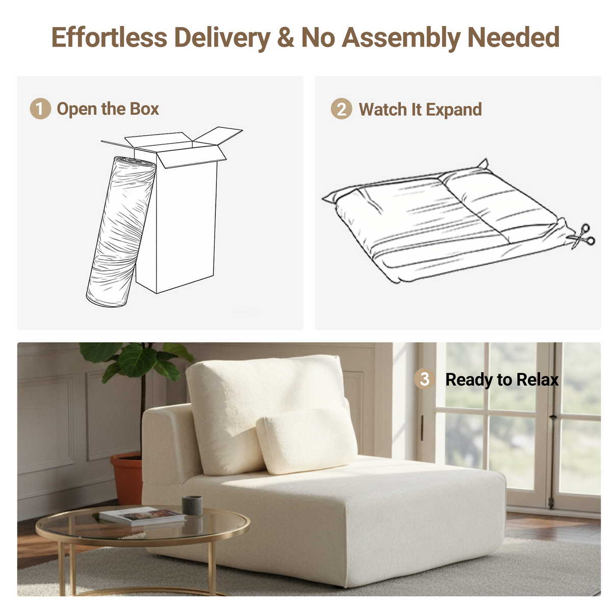 AIMSTYTO Modular Sectional Sofa Couch