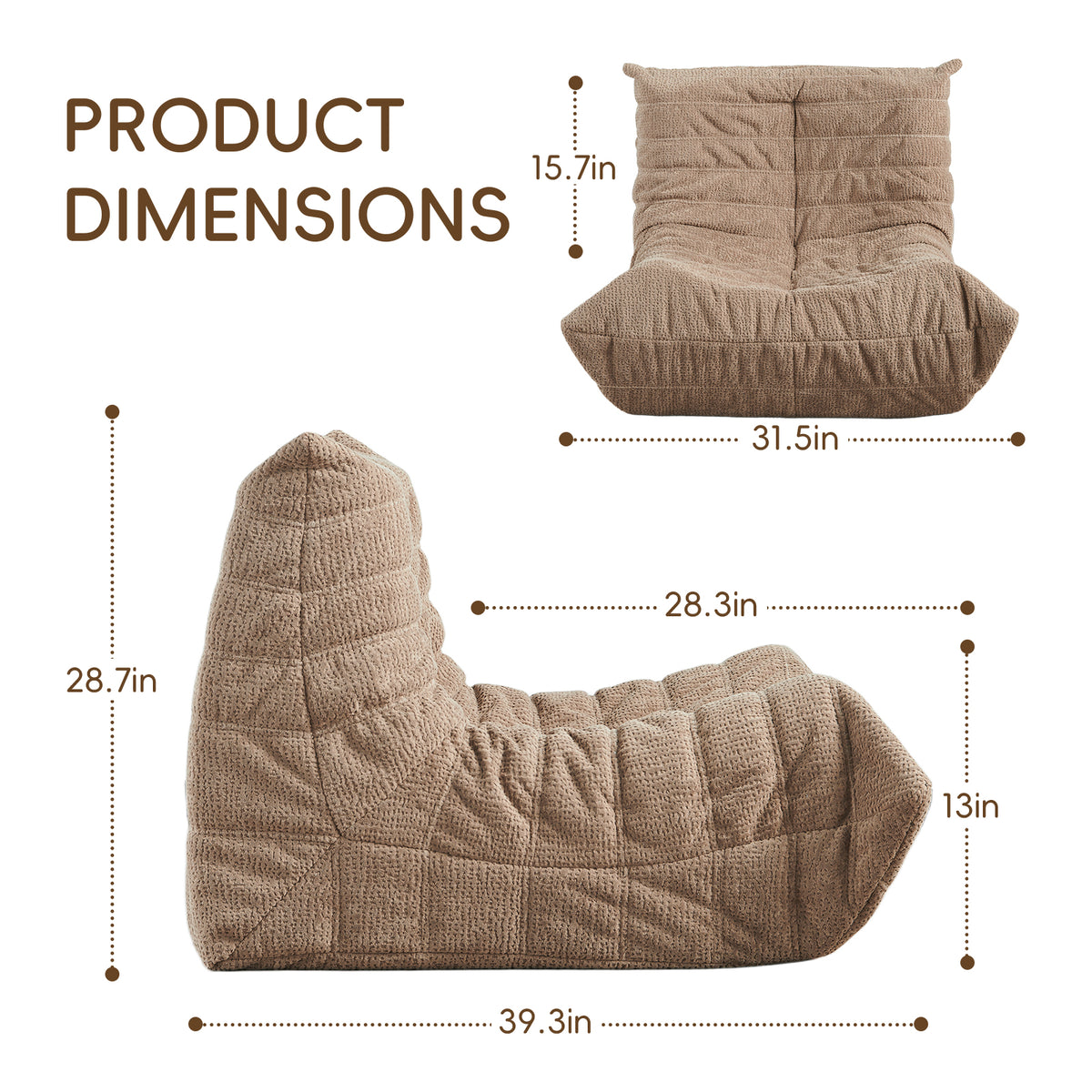 AIMSTYTO Bean Bag Chair
