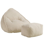 Cloud Bean Bag Chair with Ottoman for Adults
