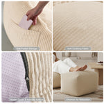 Cloud Bean Bag Chair with Ottoman for Adults