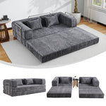 AIMSTYTO 5-in-1 Convertible Folding Sofa Bed