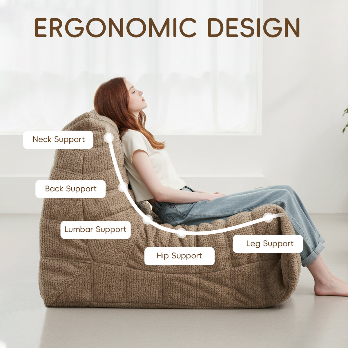 AIMSTYTO Bean Bag Chair