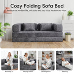 AIMSTYTO 5-in-1 Convertible Folding Sofa Bed