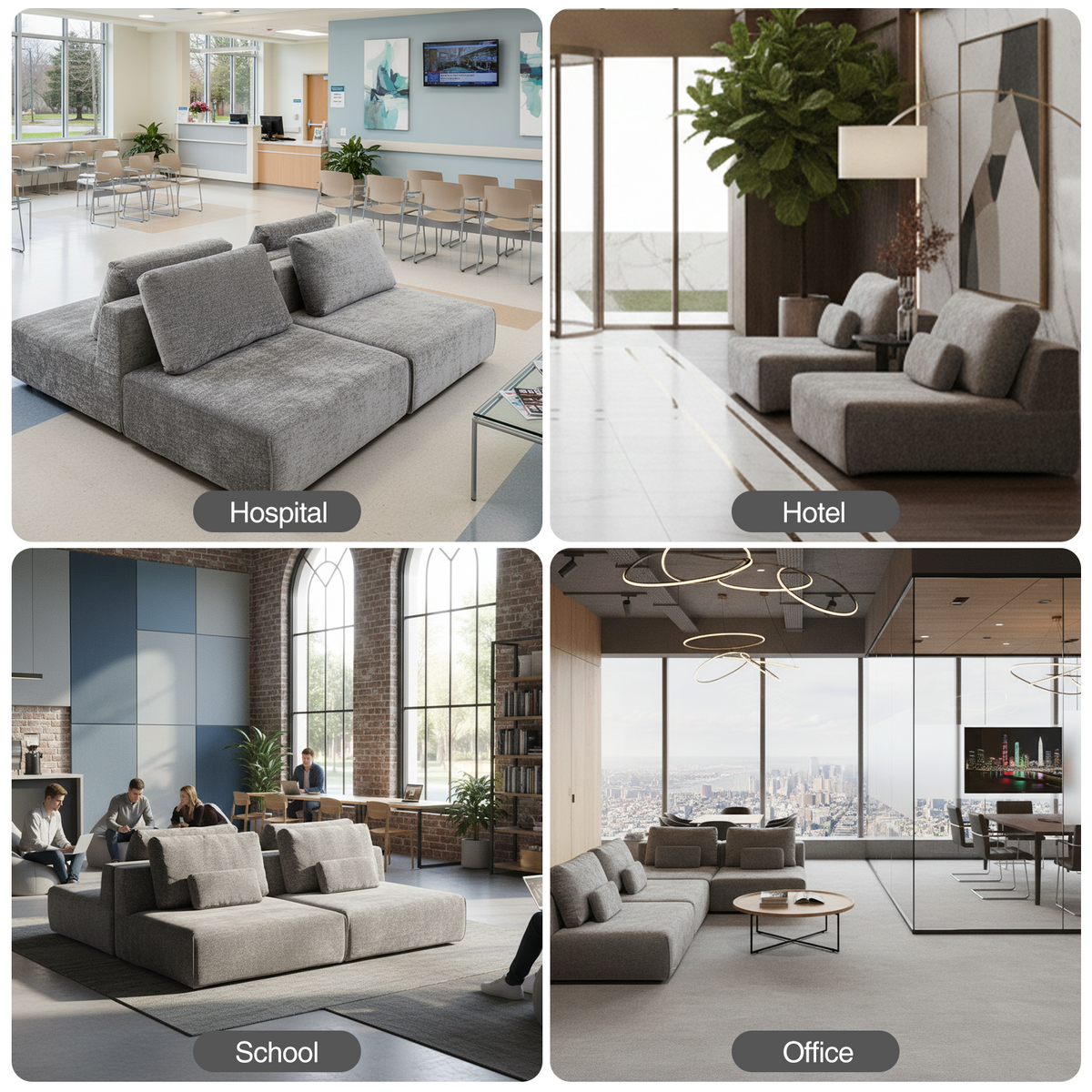 AIMSTYTO Modular Sectional Sofa Couch