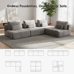 AIMSTYTO Modular Sectional Sofa Couch